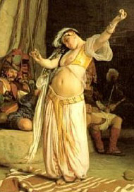Bauchtanz Ausschnitt aus �lgem�lde von Jean-L�on G�r�me (1824�1904)
