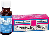 Spanische Fliege Essenz, welcher eine Wirkung als Aphrodisiakum nachgesagt wird