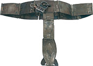 Alter historischer  "Florentiner G�rtel" bzw. Keuschheitsg�rtel