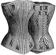 Korsett f�r junge M�dchen aus dem Jahr 1889