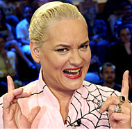 Hella von Sinnen, eine  bekannte  �ffentlich bekenndende Lesbe in Deutschland