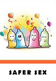 Das Kondom � unerl�ssliche Schutzmassnahme f�r Safer Sex.