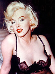 Marilyn Monroe, eine sehr ber�hmte Vertreterin in Sachen Sex-Appeal